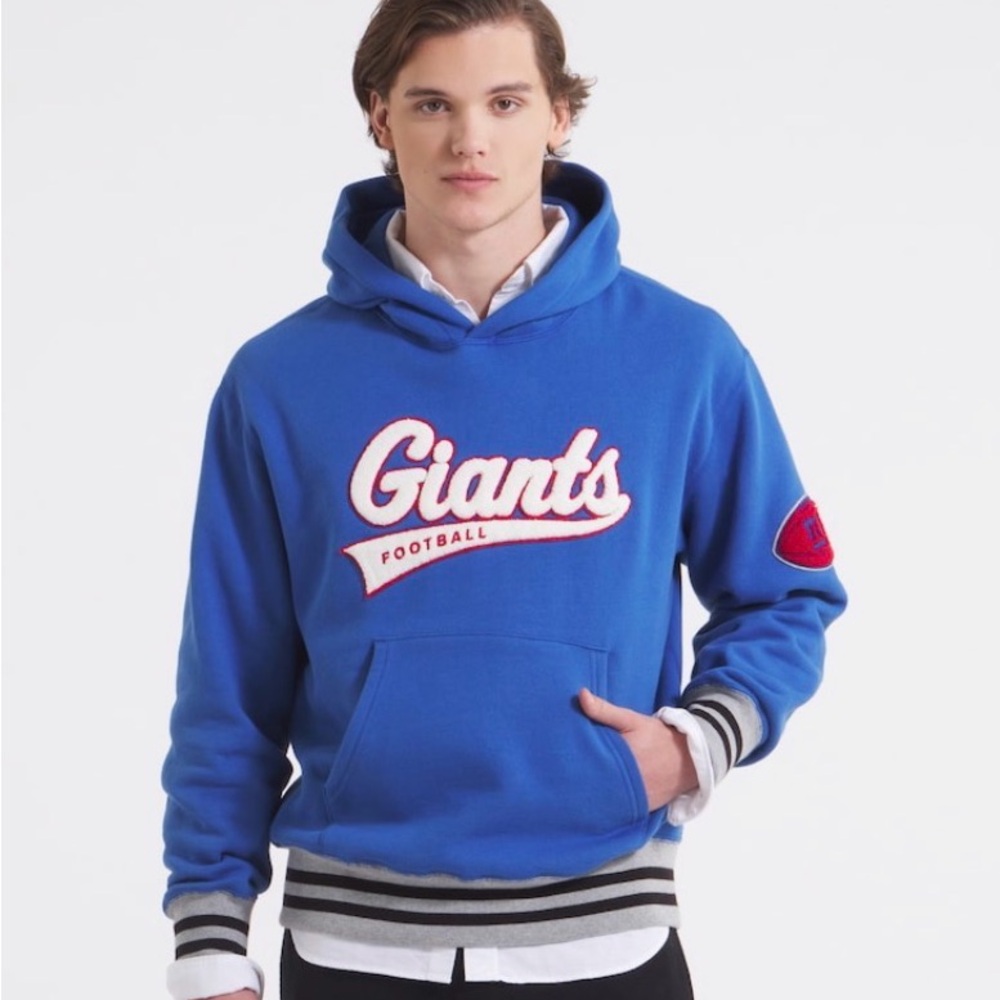 New York Giants x Todd Snyder Relaxed Canadian Fleece Hoodie - Picture 10 of 10